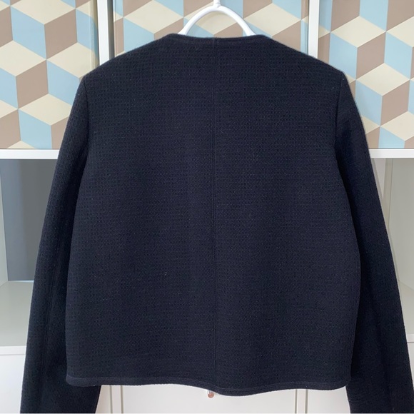 Zara METAL BUTTON JACKET - Navy blue - Picture 12 of 14